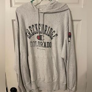 Champion Breckenridge Colorado sweatshirt.